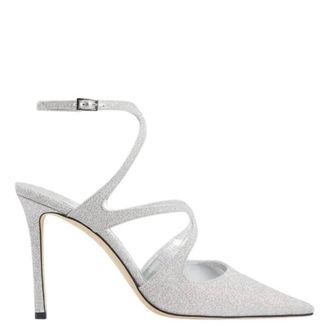 Jimmy Choo London Azia 95 Glitter Pumps, Brand Size 39.5 ( US Size 9.5 )