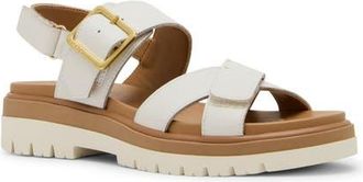 Blondo Beau Sandal in White Leather at Nordstrom, Size 6.5