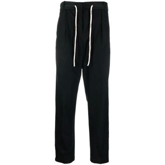 Palm Angels Sweatpants, male, Black, Size: S Black Side-Stripe Track Pants