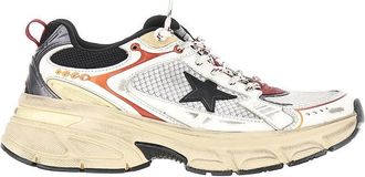 Golden Goose Lightstar mesh and leather sneakers Man 40