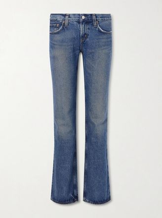 A Gold E Jeans Bootcut A Vita Bassa - Blu