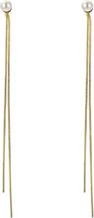 Untamed Petals Viola Modern Pearl Drop in Gold at Nordstrom