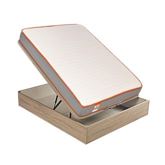 What The Sleep Colch&oacute;n y Canap&eacute;, Espuma Hr, madera, 135x190