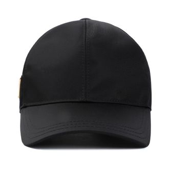 Prada Caps, female, Black, Size: M Re-Nylon Baseball Cap