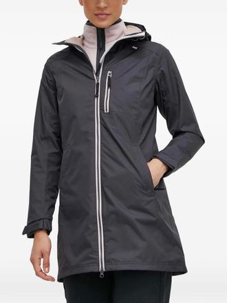 Helly Hansen zipped hooded raincoat - Grey