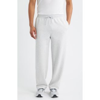 Zella Vital Fleece Pants in Grey Fog Heather at Nordstrom, Size Small