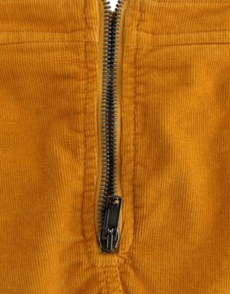 Costume National Womens Yellow Corduroy Mini Skirt Cotton