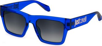 Just Cavalli Unisex Blue Square Sunglasses SJC038-5406NA
