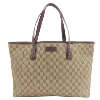 Gucci Brown Pvc Tote Bag (Pre-Owned)