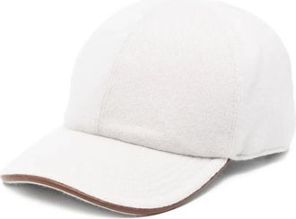 Kiton cashmere baseball cap - White