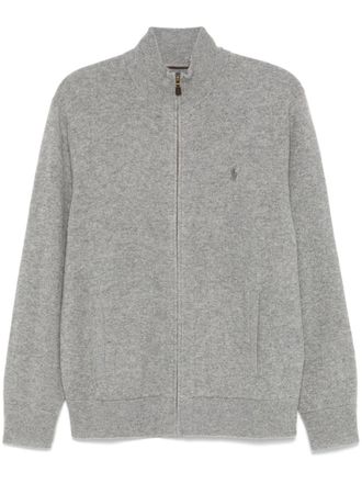 Polo Ralph Lauren Trui met geborduurd Polo Pony-logo - Grijs