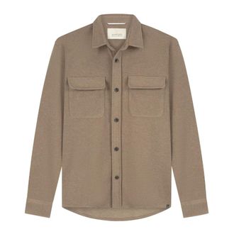 Dstrezzed Overshirt - Heren - Casual Overhemden - Beige - S - Overhemden