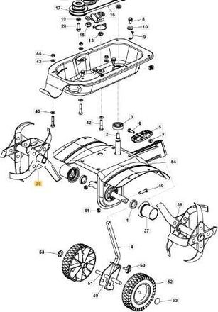 STIGA Sports Conjunto De Rotor Derecho Original Stiga - 1483-2055-01