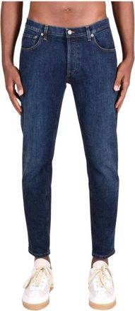 Dondup Klassieke Denim Jeans - Heren - Slim Fit Jeans - Blauw - W33 - Denim - Jeans