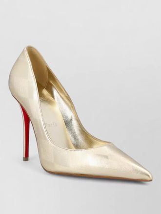 Christian Louboutin miss z leather pumps pointed toe stiletto