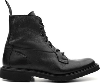 Trickers Zwarte Burford Laarzen - Heren - Veterlaarzen - Zwart - 45 EU - Schoenen