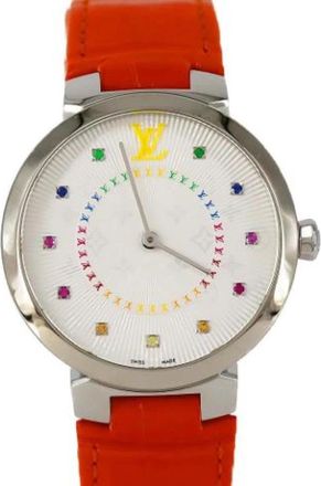 Louis Vuitton Pre-owned Qa 159 Polshorloge - Dames - Vintage Horloges - Wit - ONE Size - Vintage