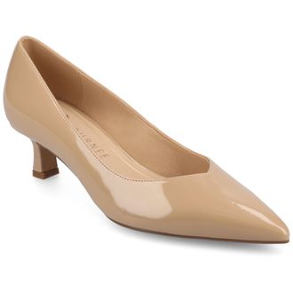 Journee Collection Women & apos;s Pammie Medium and Wide Width Pumps