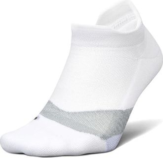 Feetures Elite Light Cushion No Show Tab No Show Socks Shoes White Lilatech : MD (US Mens Shoe 6-8.5 - Womens Shoe 7-9.5), Nylon/Spandex