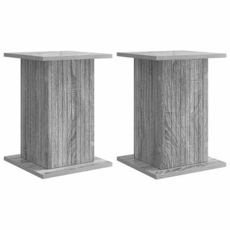 vidaXL Soporte De Plantas 2 Pcs Gris Sonoma 30,5 X 30 X 43 Cm Vidaxl