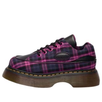 Dr. Martens (WMNS) Dr. Martens BUZZ 5-EYE Tartan Lace Up Black Pink Multi 41975001