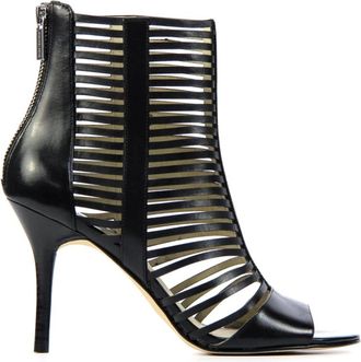 Michael Kors Odeliabootie Stijlvolle Enkellaarsjes - Dames - Sandalen met hakken - Zwart - 36 EU - Schoenen