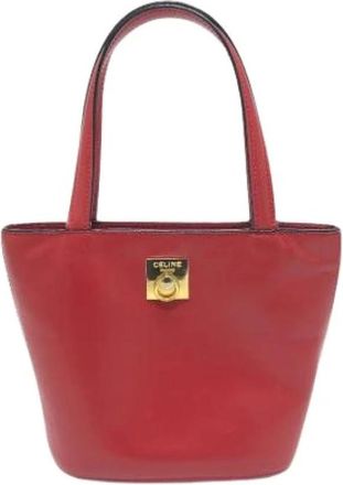 Celine Pre-owned Handbags, female, Red, Size: ONE SIZE Pre-owned Vintage Handbag