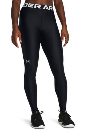 Under Armour HeatGear Leggings in Black //White at Nordstrom, Size X-Large