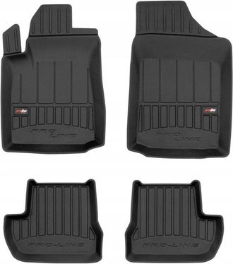 OEM Alfombras Y Felpudos De Goma Citroen C2 2003-2009 3d Trough