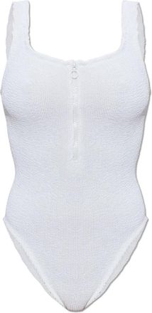 Hunza G Dallas One-piece Badpak - Dames - Badpakken - Wit - ONE Size - Badmode