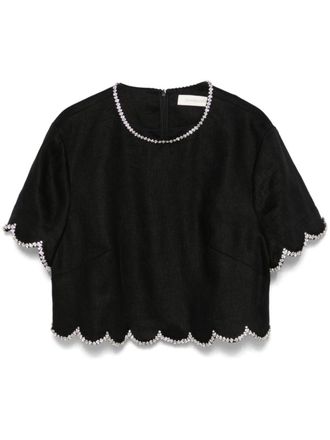 Zimmermann Crush top - Black