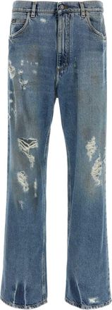 Dolce & Gabbana Denim Wide Leg Jeans