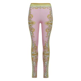 Versace Dames, Broeken, Veelkleurig, Maat: S Polyamide