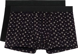 HOM Joan 2 Boxer Briefs HO1 2-Pack in Black/black Print at Nordstrom, Size Xx-Large