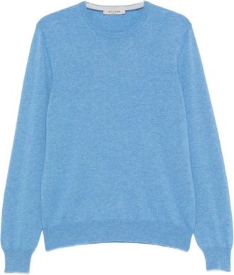 La Fileria Fileria Sweater - Heren - Cashmere truien - Blauw - L - Kasjmier - Truien & Vesten