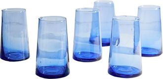 Verve Culture Moroccan Cone Glass Large in Blue at Nordstrom