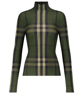 Burberry Vintage Check turtleneck top