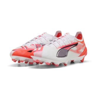 Puma Unisex ULTRA 5 ULTIMATE FG Football Boots - White Lace - Size UK 8.5