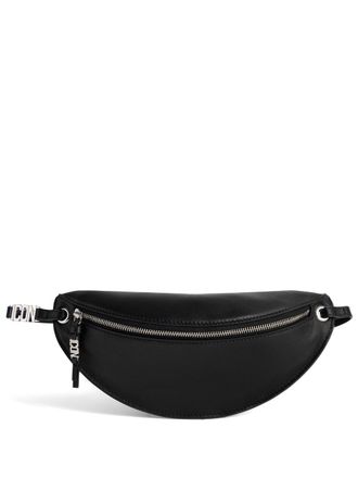 Dsquared2 logo-plaque leather belt bag - Nero