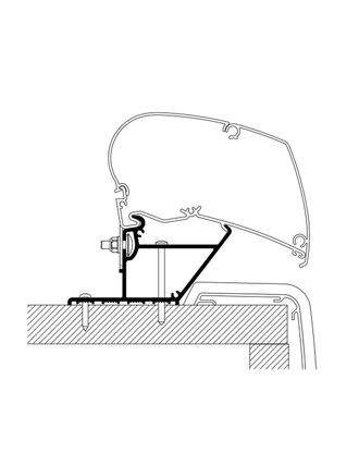 Thule Adaptateur De Stores Rapido S&eacute;rie Compact 4,00 M - Thule