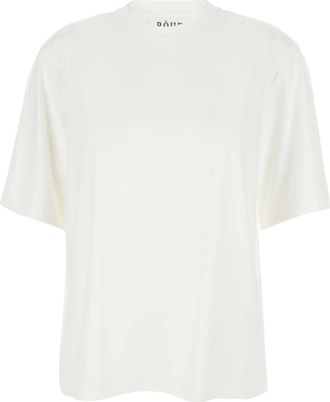 R&oacute;he Oversized Katoenen T-shirt - Dames - T-shirts - Wit - M - Katoen - Tops