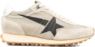 Golden Goose Running Marathon Mesh Upper Suede Toe Leather Heel Shoes