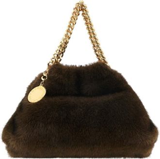 Stella McCartney Brown Falabella Mini Shoulder Bag