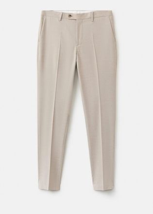 Mango Pantaloni completo Mil&aacute;n slim-fit beige - Uomo - 44 - MANGO MAN