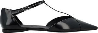 Max Mara Dames, Schoenen, Zwart, Maat: 37 1/2 EU Leer