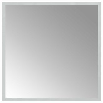 vidaXL Espejo De Ba&ntilde;o Led Transparente 50 X 50 Cm Vidrio Templado Vidaxl