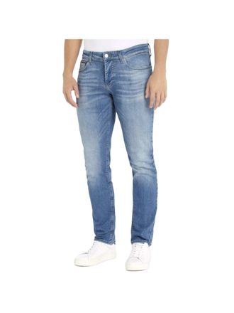 Tommy Jeans Mens GBth scanton slim ag1 - Blue Textile - Size 30W/32L