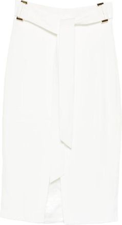 Elisabetta Franchi Belt-detail Midi Skirt