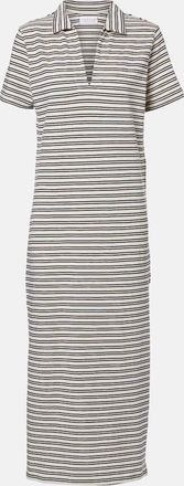 Velvet Corin striped cotton midi dress