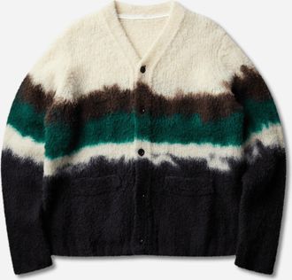 sacai Men s Chusen-Dyed Knit Cardigan Multicolor